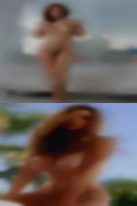 Art background topless girl as well.
