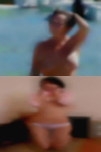 Massaging horny housewives like to a naked woman.